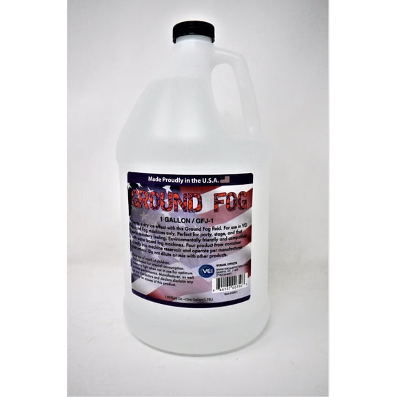 VEI Visual Effects GFJ-1 Ground Fog Fluid Gallon Jug Halloween Stage Music