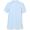 thumbnail image 2 of French Toast Little Girls' "Gem Cuffs" S/S Knit Polo (Sizes 4 - 6X), 2 of 7