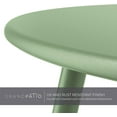 thumbnail image 6 of JTAOT Trendy UV-protected Powder Coated Steel Round End Table, Sage Green, 6 of 14