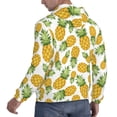 thumbnail image 3 of KLL Pineapple Print Mens Hoodie Long Sleeve Casual Pullover Hooded Sweatshirt Fashion Drawstring Hoodies with Pocket-Large, 3 of 6