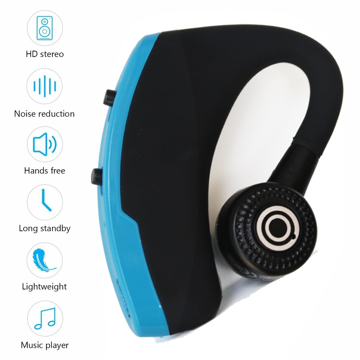 In Ear Mono Wireless Earpieces with Mic and Music for Motorola Moto Z3 Play,G6,G6 Play,G6 Plus,E5, E5 Play,E5 Plus (Blue)