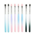 thumbnail image 1 of 8pcs UV Gel Nail Extension Brush Round Square Head Gradient Handle Nail Tips Builder Brush, 1 of 5