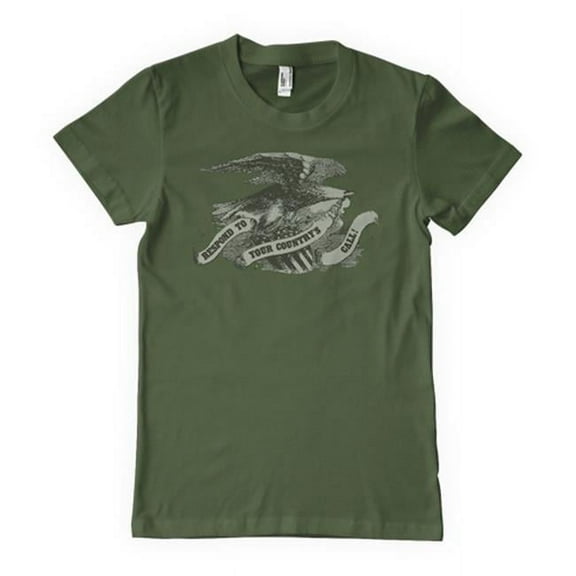 An American Force Men's T-Shirt Olive Drab - Medium