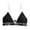 Black, variant on Bras for Women,Athletic Triangle Bralette Light Support Comfort Soft Lined Wirefree Bra Top for,Sports Bras for Women,Grey,S