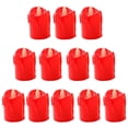 thumbnail image 5 of Lámpara 12 piezas de luces de velas 3D mecha velas sin llama luces de noche para boda de Navidad JShteea Para estrenar, 5 of 5