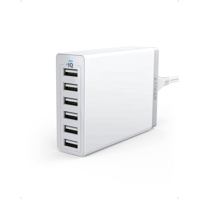 Cargador Pared Anker PowerPort 6 60W 6 Puertos USB