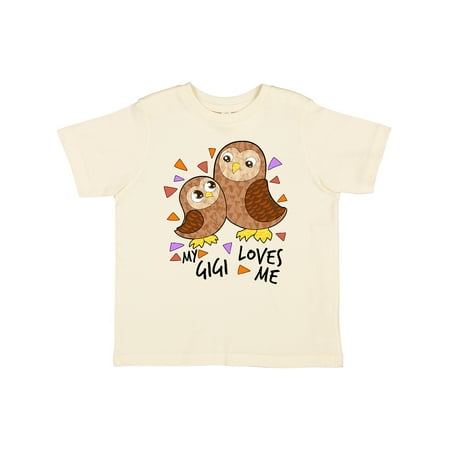 

Inktastic My Gigi Loves Me- Cute Owl Family Gift Toddler Boy or Toddler Girl T-Shirt