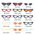 thumbnail image 1 of 2@#Sunglasses Used To Protect Against Ultraviolet Rays Fashion Cat's Eye Retro Red Outdoor Motorcycle Goggles Cycling BicycleBlack Yellow He Qiyong unisex, 1 of 1