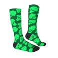 thumbnail image 4 of Lsque Green Broccoli Printed Crew Socks Men's Women's LightWeight Thin Casual Calf Socks ,Knee High Socks,Cotton Socks, 4 of 9