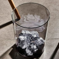 Kumdkd 3 Gallons Efficient Trash Can Wastebasket, Fits Under Desk, Kitchen, Home, Office (Gray, 3 Gallons-1 Pack)