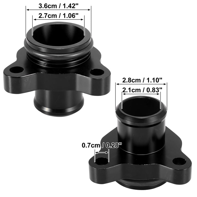 Raccord Tuyau Eau Aluminium BMW - Remplacement 11537541992/11537544638