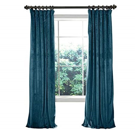Cololeaf Home Theater Movie Velvet Christmas Curtain Panel Drapes