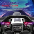 thumbnail image 5 of Aosom 24V 7.5 MPH Electric Go Kart with Adjustable Seat, Slow Start, White, 5 of 10