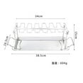 thumbnail image 2 of Baking Trays,Stainless Steel Chicken Grill Foldable Stand Rack Chichen Wing Leg Rack, 2 of 4