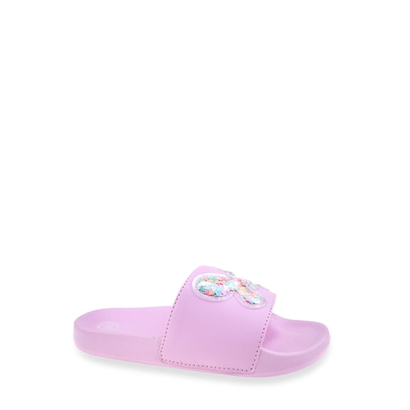 Wonder Nation Little and Big Girls Pool Slide Sandals