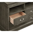 thumbnail image 6 of Glory Furniture Louis Phillipe TV Stand in Gray, 6 of 8
