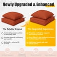 thumbnail image 4 of Kimunuk 6 Set Outdoor Cushion for Patio Furniture, 24" L X 24" W X 5" H Waterproof Outdoor Deep Seat Cushions with Tie, Orange, 4 of 8