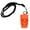 Dark Orange, variant on Colored Referee Whistle Compact Loud Crisp Sound High Decibel Basketball Soccer Training Whistle Sports Supplies