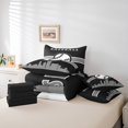 thumbnail image 4 of YST Ensemble de Literie Sport, 7 Pcs pour Garçons, Noir Gris, Grand, 4 of 4