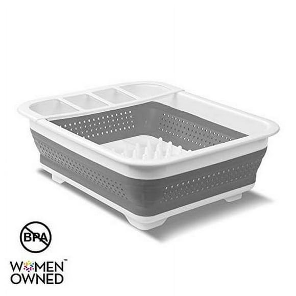 madesmart Égouttoir à Vaisselle Pliable / SINKWARE Collection / Rangement Facile / Sans BPA