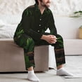 thumbnail image 7 of Lsque Framed Greenery Wall Art Pattern Long Sleeve Pajama Set for Men - Soft 2-Piece Sleepwear and Loungewear Set with Pockets, Comfy Nightwear-Large, 7 of 7