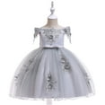 thumbnail image 5 of Robes Formelles pour Filles 3-12 Ans Robes de Concours de Fleurs pour Filles Robe de Princesse, 5 of 5