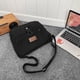 thumbnail image 1 of Bolsa De Mensajero Bolsa de mensajero retro Todo-fósforo Lona Casual Hombres Mujeres Bolsas femeninas (Negro) Likrtyny Para Estrenar, 1 of 4