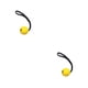 thumbnail image 2 of sweethay Juguetes Squeeze Balls Hand Grip Training Aburrimiento Stress Relief Feeding Interactive Fetch Supplies Elasticity Props Dog Pet Type4 NO4, 2 of 6