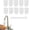 Light Ashy, variant on Faucet Filter Bag, Universal Filter Bag, Faucet Splash-Proof Mesh, 10 Pieces Pack with 1 Strap, Fine Fabric Sink Screen, Porous Sleeve with Adjustable Loop, Water Strainer for Bathroom & Garden