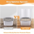 thumbnail image 6 of Cat Litter Box Pee Shields, 70.8" x 15.8" Oversized Cuttable Transparent Panel, One-Piece Seamless Wall for Jumbo Boxes, Easy Clean with 16.4ft Super Tape, Clear, 6 of 6