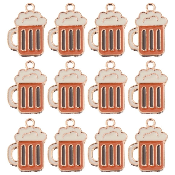 Shisuyan 20 Pcs Pendentif Tasse en Alliage Multicolore Accessoires DIY pour Fabricants de Bijoux