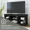 thumbnail image 5 of Mainstays Ardent No Tools Open Shelf TV Stand Console for TVs up to 50", Black, 5 of 15