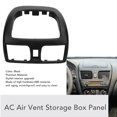 thumbnail image 3 of Outlet Center Dash AC Outlet Air Vent Panel AC Vent Grille Storage Box Panel Replacement for Sentra Almera 2000-2006, 3 of 7