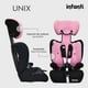 thumbnail image 4 of Autoasiento Infanti Unix Rosa Grupo 1, 2, 3  Convertible A Booster, 4 of 7