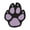 Light Purple, variant on Cat Paw Embroidered DIY Iron on or Sew-on Decorative Patch Badge Emblem Appliques Pet Animal Love Zoo Aquarium Series