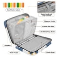 thumbnail image 4 of Haosy Accordion File Organizer Zipper Binder 500 Sheet 6-Tab Expanding File Folder Multi-Pocket 1.2 Inch 3 Ring Cartoon Dinosaur and Leaf, 4 of 7