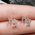 thumbnail image 6 of RSAMD Vintage Silver 12 Constellation Ear Studs Mini Earrings Women's Jewelry Gift-Taurus, 6 of 9