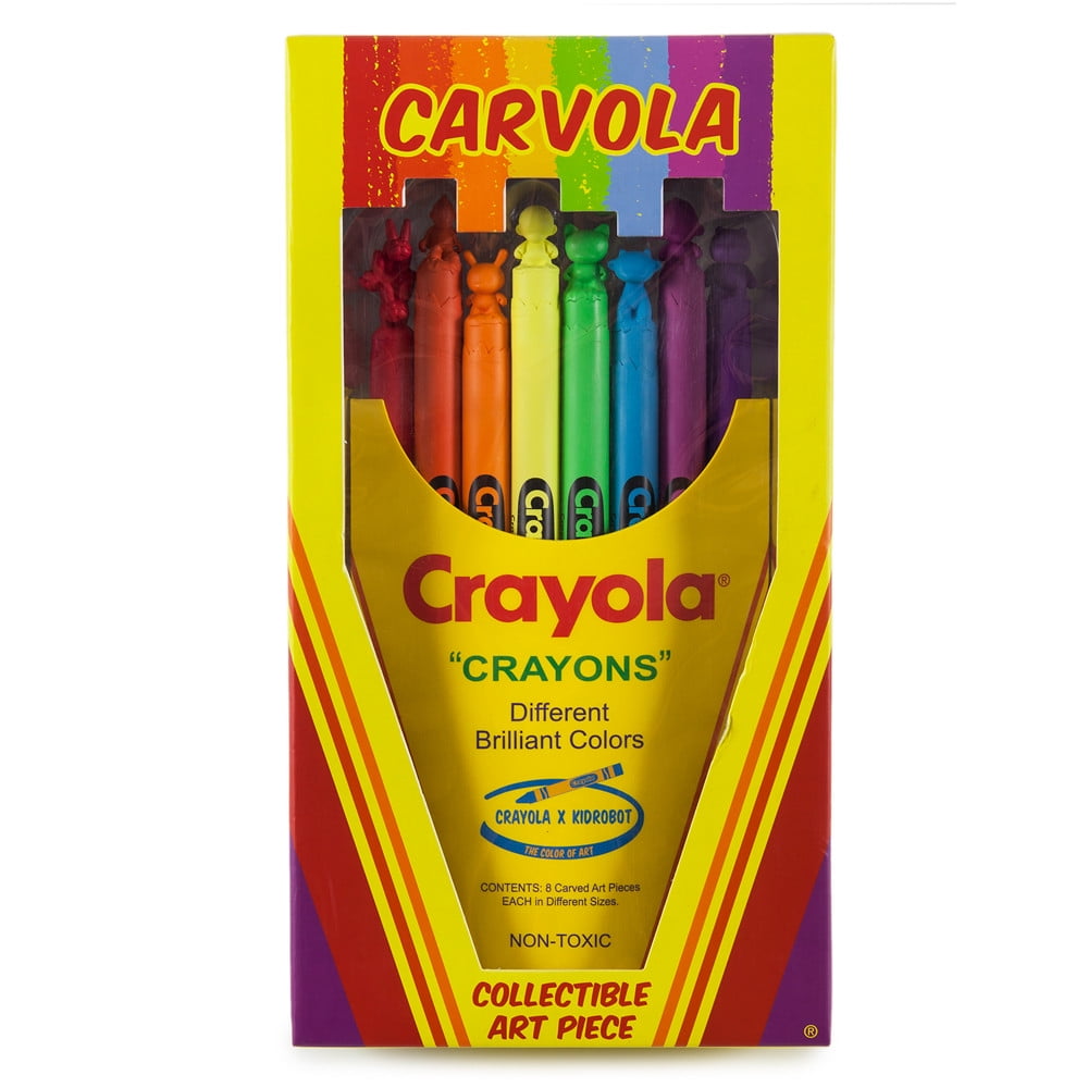 Kidrobot X Crayola Carvola Crayons Medium Collectible Art Vinyl Figure Piece