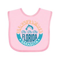 Inktastic Sarasota Florida Vacation Travel Boys or Girls Baby Bib