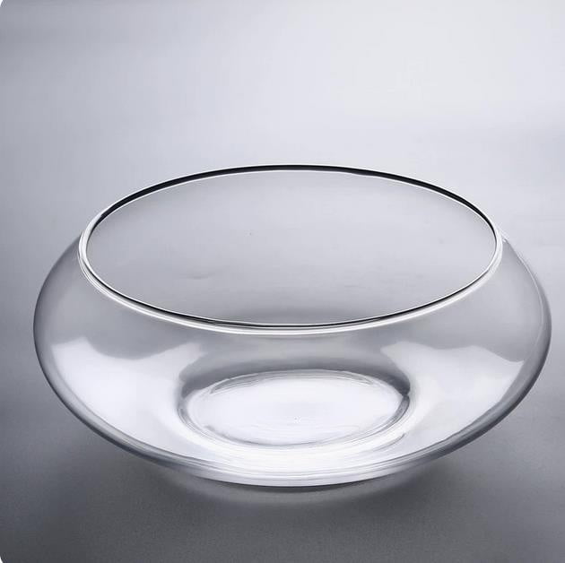 2PCS Lotus Bowl Planter Round Lotus Bowl Glass Lotus Flower Bowl 8 Inch Lotus Bowls For Planting In Water Indoors Applicable To Bonsai Bowl Lotus Flower Hydroponic Plant Bowl Lotus Seeds Lotus Bowl