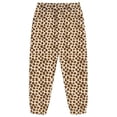 thumbnail image 4 of WERYOUNG Girl's Pants Elastic Waist Leopard Print Kids Everyday Wear Fashionable Joggers Trousers Home Lounging Comfortable Soft Toddler Slacks, 4 of 4