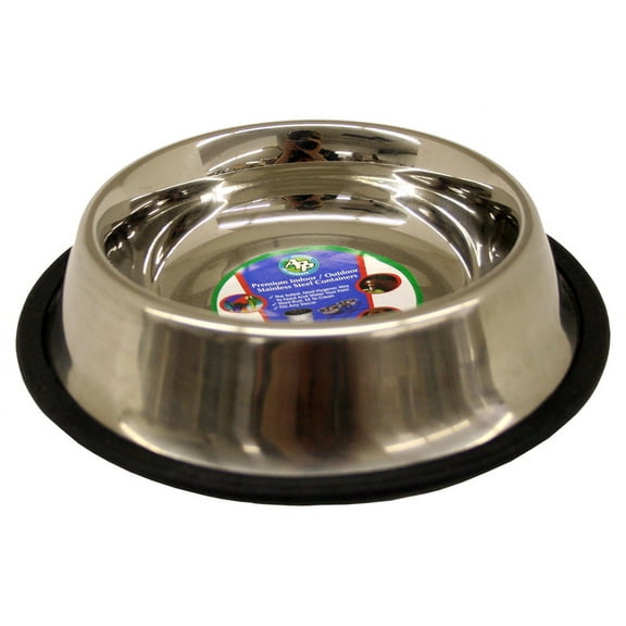 Indipets Stainless Steel No-Tip Dog Bowl 16 OZ