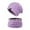 A-Purple197, variant on Bibifish Mens And Womens Hat Scarf Sets Knitted Slouchy Hat And Neck Warmer Winter Cold Weather Fleeced Lined Hat Scarf Sets For Ladies