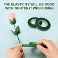 thumbnail image 3 of 4 Rolls Floral Tape For Bouquet Stem Wrap And Florist Craft Projects Decorationsdark Green, 3 of 4