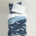 thumbnail image 2 of Dream Factory Sharks Full 7 Piece Comforter Set, Printed Pattern, Polyester, Microfiber, Blue, Child, Unisex, 2 of 18