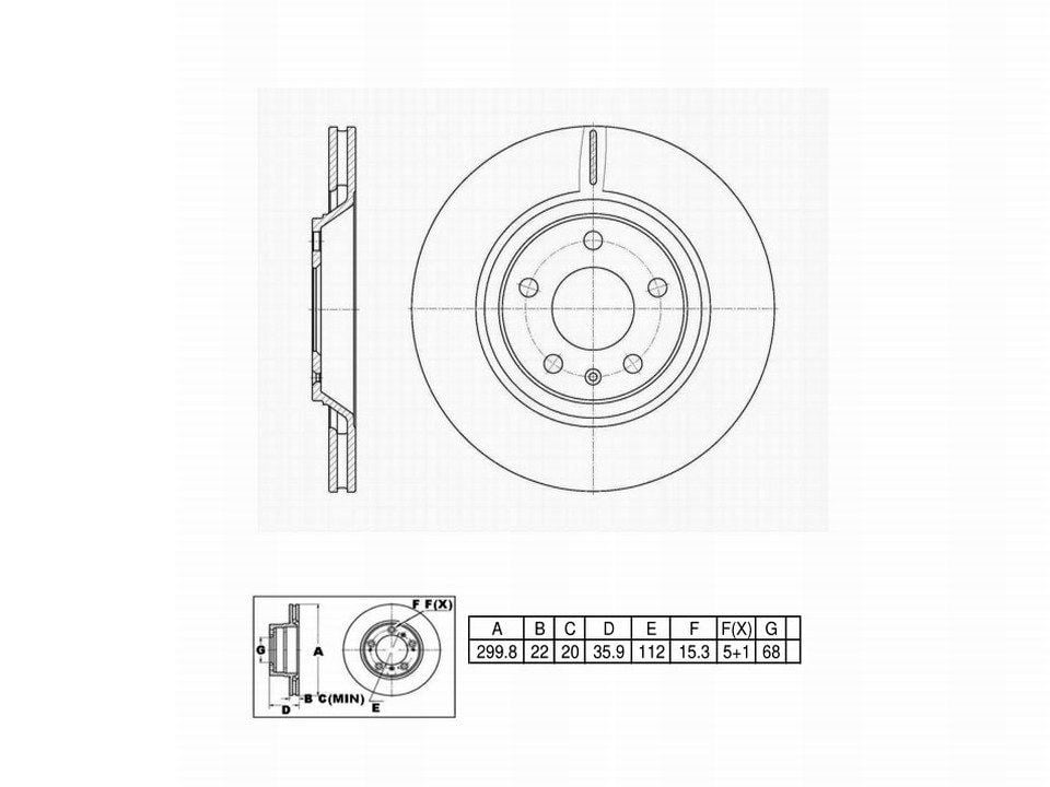UltraHC Coated High Carbon Brake Rotor, Rear UR002573, Audi S4 2009-2004