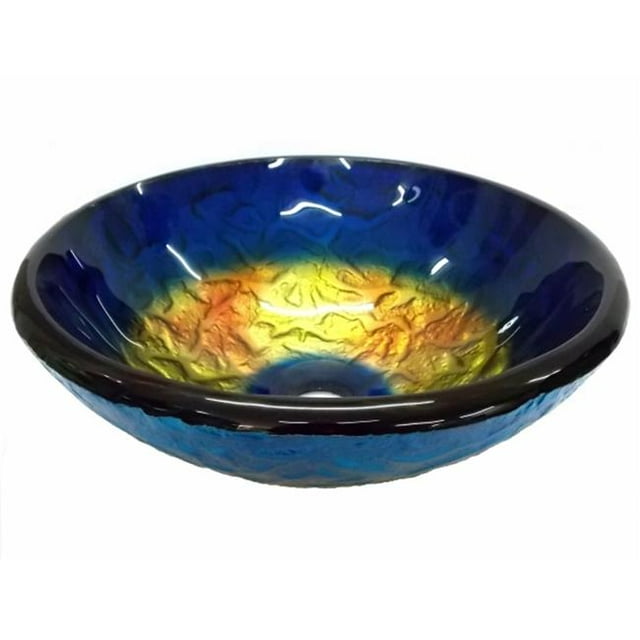 Eden Bath EB-GS41 14 Po Véritable Évier en Verre de Planète