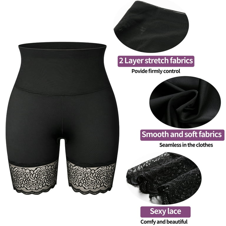 FITVALEN Slip Shorts for Under Dresses Women Elastic Anti Chafing
