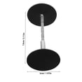 thumbnail image 2 of CHICHUMID 1Set High Efficiency Stainless Steel Door Security Cover Plate Black Round Lock Hole Filler, 2 of 8