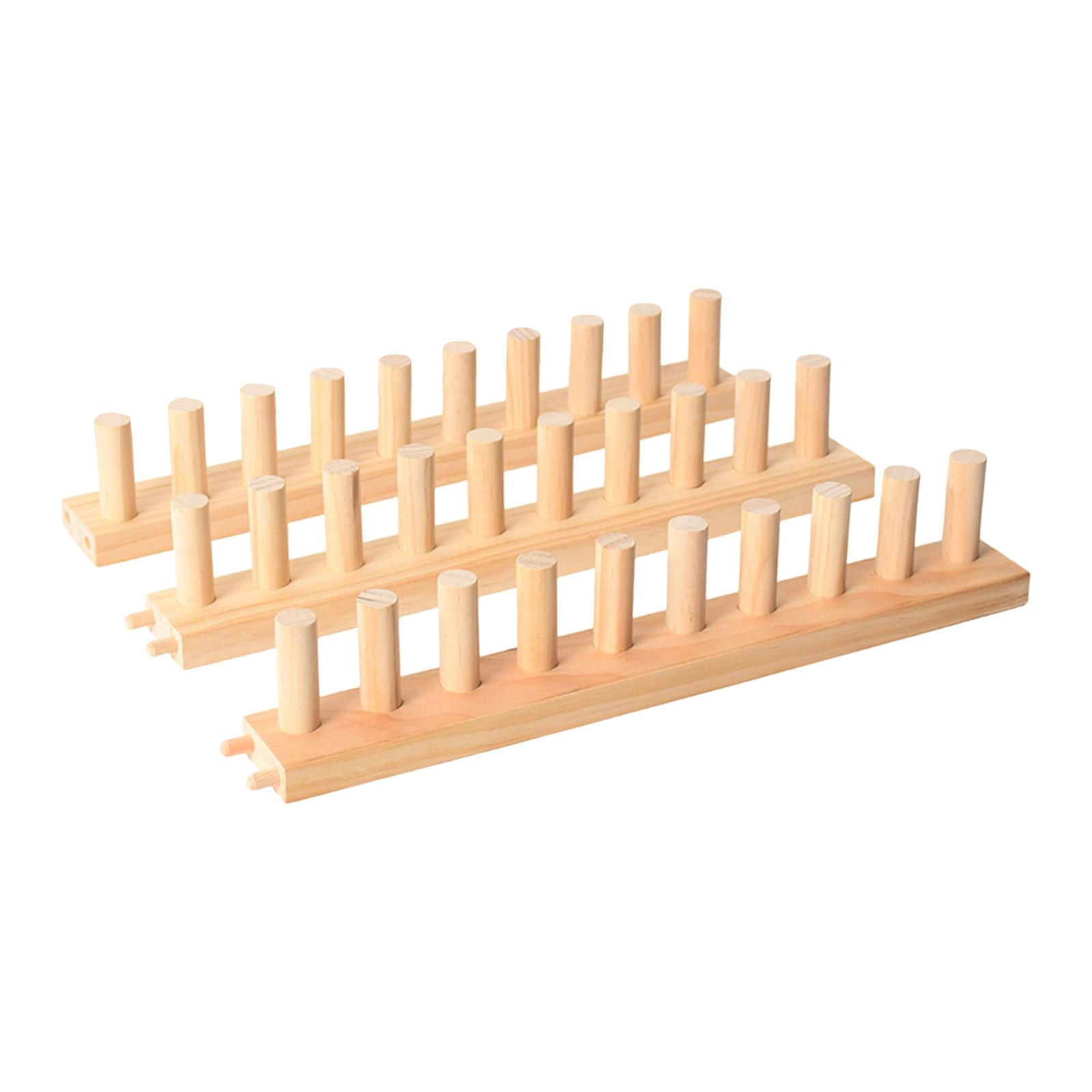 Wxqbjtam 3-Piece Set: Thick Blanket Loom, Hand Knitting Board, Extendable Wooden Loom for